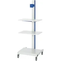 Rau Computer-Ständer mobil BxTxH 650x650x1750mm