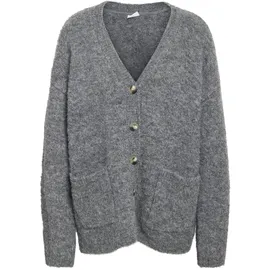 Noisy May NMDOLLY L/S KNIT CARDIGAN FWD NOOS Grau M
