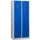 Gürkan Spind Stahl 80,0 x 50,0 x 180,0 cm blau/grau 2 Schließfächer