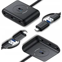 UGREEN USB 3.0 Hub Multiplexer Schwarz