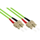 Good Connections OM5 LWL DUPLEX - Stecker SC Grün