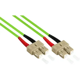 Good Connections OM5 LWL DUPLEX - Stecker SC Grün