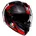 Striga Integralhelm Schwarz/Grau/Rot S