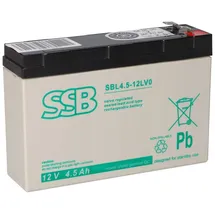 SSB Battery Bleiakku 12V 4500 mAh 4 St.