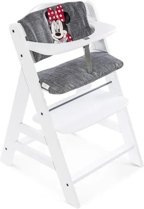 Hauck Hochstuhlauflage & Sitzverkleinerer – Disney Deluxe – Minnie Grau