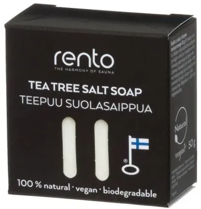 Rento Sauna Teebaum-Salzseife 50 g