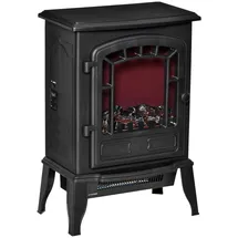 Homcom Standkamin Schwarz