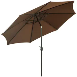 Outsunny Sonnenschirm Stahl, Polyester