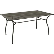 DEGAMO Gartentisch CLASSIC 150 x 90 x 73 cm anthrazit