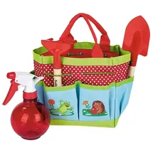 Moses moses. VERLAG 16117 Krabbelkäfer Kleine Gartentasche für Kinder, Gartenarbeits-Set mit Tasche, Schaufel, Harke und Sprühflasche, Bunt