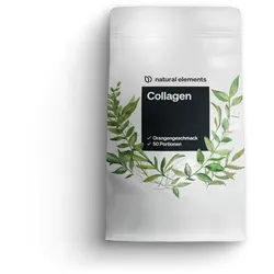Collagen Pulver 500 g – Kollagen Hydrolysat Peptide – Kollagen Typ 1 und 3 – frischer Orangengeschmack, perfekte Löslichkeit, natürlich, laborgeprüft und in Deutschland produziert 500 g