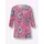 Classic Basics Longshirt CLASSIC BASICS "Longshirt", Damen, Gr. 56, bunt (fuchsia, aqua, bedruckt), 100% Baumwolle, gemustert, mehrfarbig, Rundhals, Shirts Longshirt