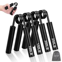 COVVY Griffkraft Trainer Set,100/150/200/250LBS Handgriff Trainer,rutschfester Metall unterarmtrainer Hand Grip Strength,Fingerverstärker, fingertrainer für Muskelaufbau Training