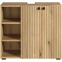 trendteam Waschbeckenunterschrank 90 x 79 x 53 cm Braun