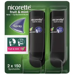 nicorette fruit & mint Spray zur Rauchentwöhnung 300 Sp