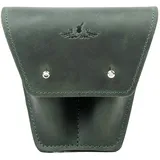 MG Leather Work Posaune/Euphonium Doppel-Mundstücktasche – grünes Leder – Posaune & Euphonium Zubehör