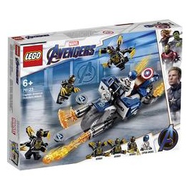 Lego Marvel Super Heroes Captain America Outrider-Attacke 76123