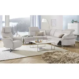HIMOLLA Ecksofa 1065 ¦ grau ¦ Maße (cm): B: 286 H: 84 T: 255.0