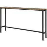 SoBuy FSB19-N Konsolentisch 120x65x20 braun/schwarz