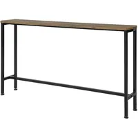 SoBuy FSB19-N Konsolentisch 120x65x20 braun/schwarz