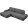 Home Affaire Eckcouch Cord 2-Sitzer Grau