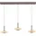 neuhaus pure® by paul neuhaus PURE 3-flg. 60 cm dunkelbraun Metall