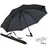 Euroschirm Regenschirm Swing Liteflex, schwarz, sturmfest, manuell, Ø 100 cm, 64 cm, Trekkingschirm