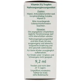 Doppelherz Pure Vitamin D3 2000 I.E. Tropfen 9,2 ml 