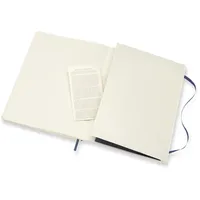 Moleskine Notizbuch Xlarge, Blanko, Soft Cover, Saphir