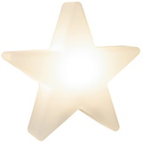 8 seasons DESIGN Shining Star Solar LED Weihnachtsstern Ø 40 cm (Weiß), 1 Lampen