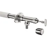 Schell Geräteanschlussarmatur, 039950399, Auslaufventil, Frostsicher für die Außenwand mit Steckschlüsseloberteil, Schlauchverschraubung, Frostschutzsicherung, 3/4 Zoll, Messing, Chrom, 18260 7