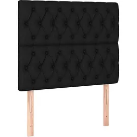 vidaXL Boxspringbett 100 x 200 cm Schwarz