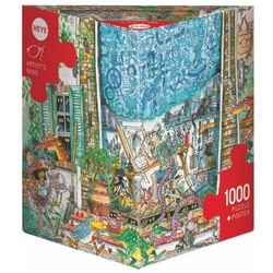 HEYE Puzzle 299323 – Artist’s Mind, Korky Paul – 1000 Teile, 50 x 70 cm, 1000 Puzzleteile bunt