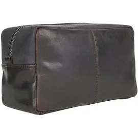 Strellson Kulturbeutel Brick Lane Washbag SHZ Darkbrown