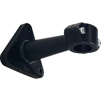 Riegler Messgerätehalter, Ausladung 60, Aluminium schwarz lackiert