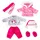 Bayer Design Puppenkleidung 84613AA Grau/Rosa