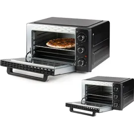 DOMO collection Domo Mini-Elektro-Backofen 1500 W 28 L - Schwarz