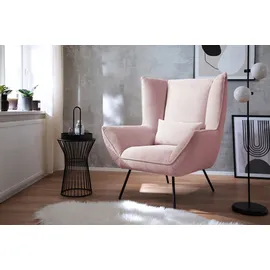 KAWOLA Iva Cord-Stoff 90 x 112 x 94 cm rosa