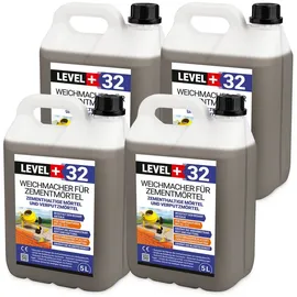 Hangato GmbH Level+ Weichmacher für Mörtel Flüssig 20 L