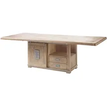 Massivmoebel24 Mango 240 x 76 x 100 cm beige
