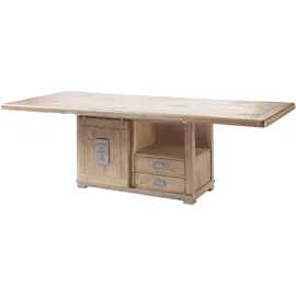 Massivmoebel24 Mango 240 x 76 x 100 cm beige