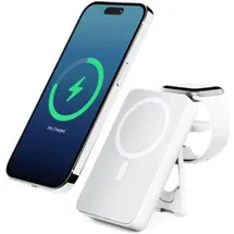 Alogic Lift 4-in-1 10000 mAh Kabelloses Aufladen, Weiß