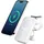 Alogic Lift 4-in-1 10000 mAh Kabelloses Aufladen, Weiß
