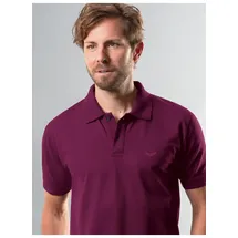 TRIGEMA Poloshirt TRIGEMA "TRIGEMA Poloshirt DELUXE Piqué", Herren, Gr. L, rot (sangria), 100% Baumwolle, Basic, Shirts