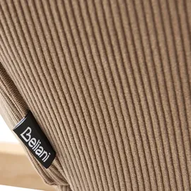 Beliani Schaukelsessel ARSET Cord 0 x 0 x 0 cm Taupe