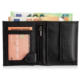 Josephine Osthoff Handtaschen-Manufaktur Josephine Osthoff Geldbörse Unisex Portemonnaie schwarz