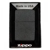 Zippo Sturmfeuerzeug - STK - black crackle