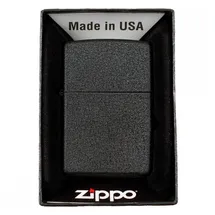 Zippo Sturmfeuerzeug - STK - black crackle