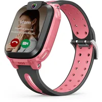 imoo Z1 Smartwatch für Kinder, 740 mAh Lange Akkulaufzeit, Echtzeit-HD-Videoanruf-Funktion, GPS-Standortbestimmung in Echtzeit, IPX8-Wasserdichtigkeit, Smartwatch für Kinder (Rosa)