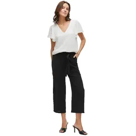 VILA Vijosa Belted Culotte Hosen Schwarz 34
